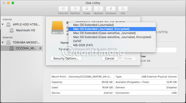 if a drive is formatted for mac how ti open on windows
